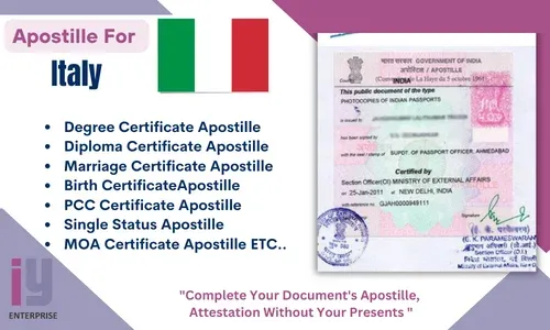 Apostille For Italy